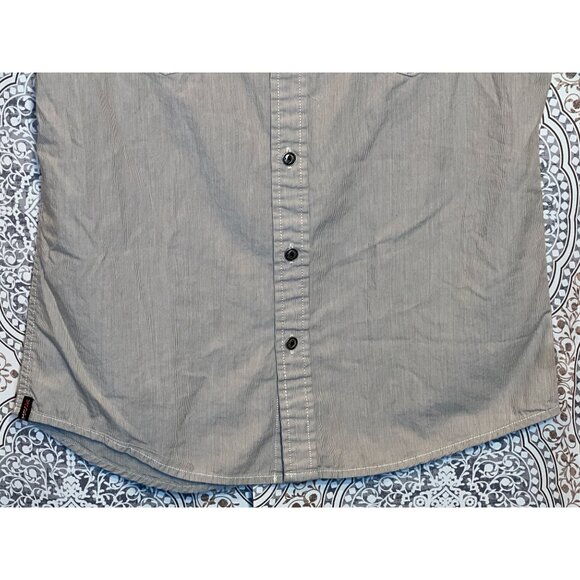 Tony Hawk Mens Grey Short Sleeve Button-Up Shirt Size S - Picture 6 of 10